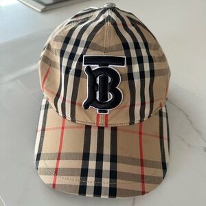 Burberr Check Baseball Cap